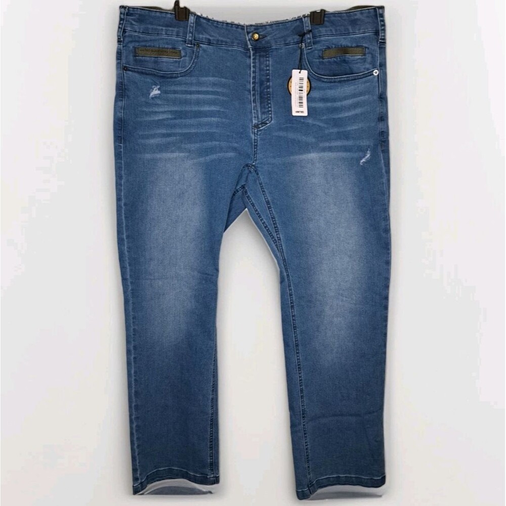 VIKTOS Men's Operatus CCW 38x30 Distressed Faded Blue Jeans Incognito NWT